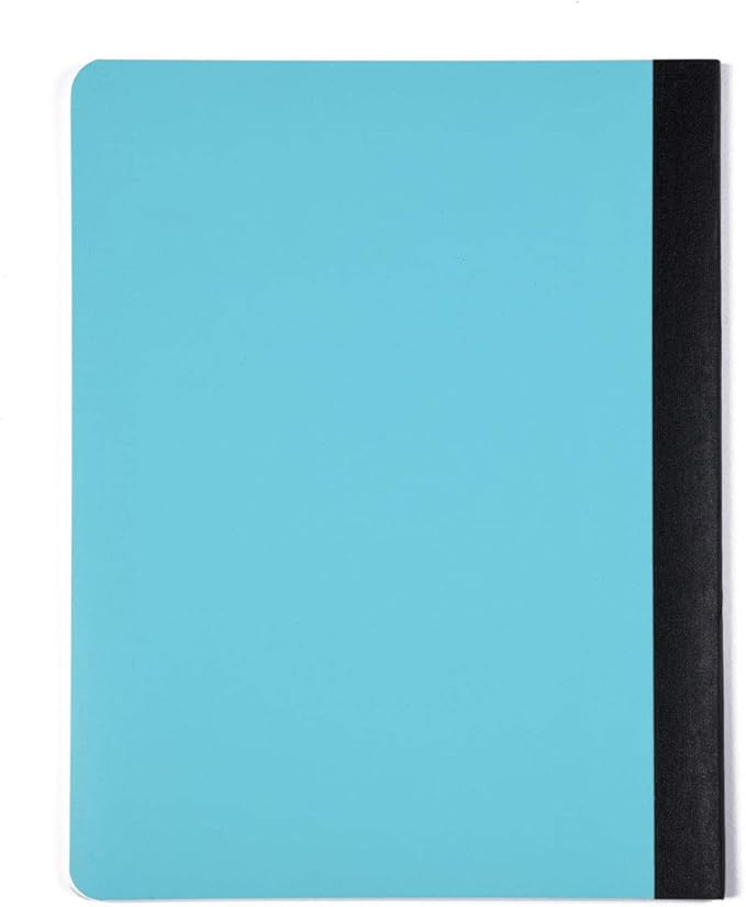 Mintra Office Poly Composition Book (3 Pack, Teal Purple White)