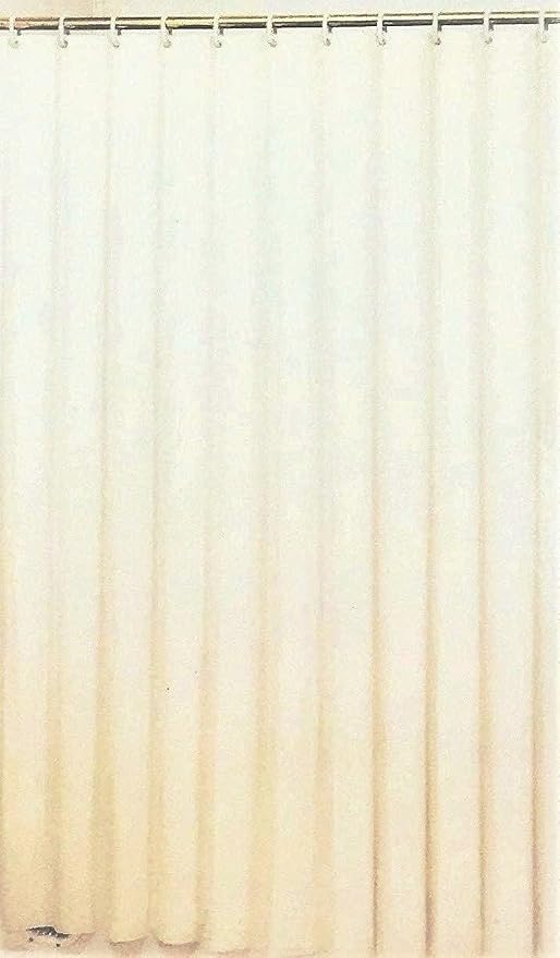 Better Home Deluxe Heavy Weight Shower Curtain Liner Bright Color (Beige)