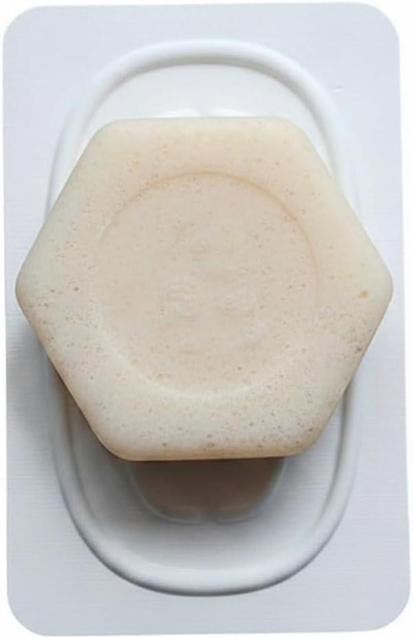 Diatomaceous Earth Stone Soap Dish, Bathroom Tray for Bar Soap, White