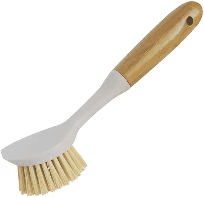 Bamboo Dish Brush, Beige, Standard