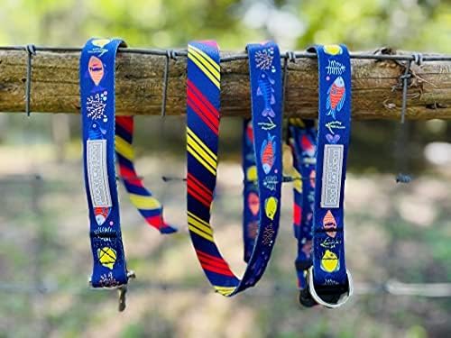 Lucky Love Dog - Easy Click Buckle Dog Collar with Leash Set Combo, Durable & Comfortable for Male & Female Dogs, Pet Collar for Small Dogs, Secure Fit - Mackey Combo, XS