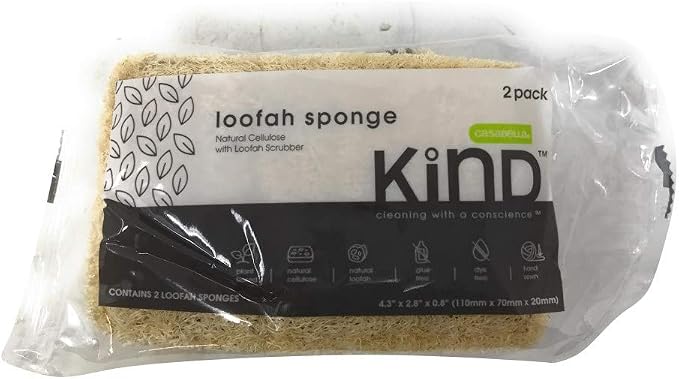 Kind, Sponge Loofah, 2 Count