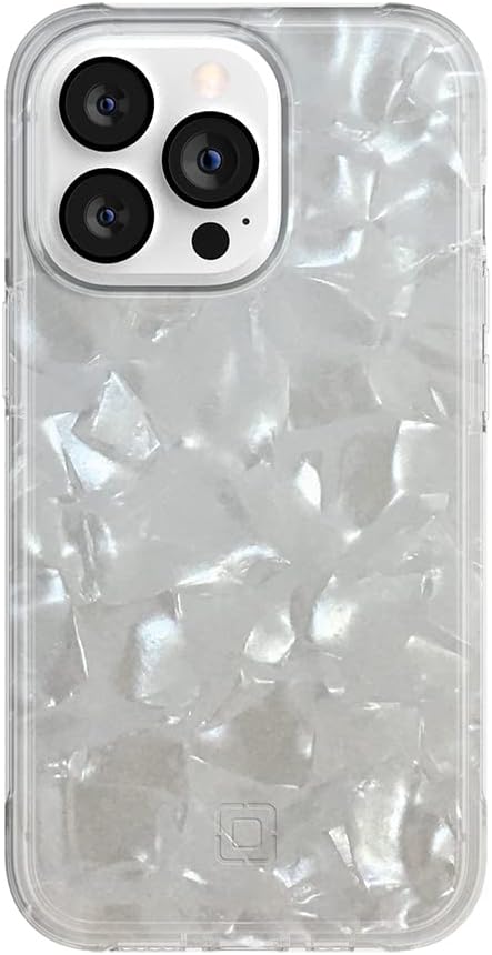 Incipio Design Series Case for iPhone 13 Pro – Slim Protective Case with Scratch-Resistant Finish, Lightweight Fashionable Cover, Wireless Charging Compatible, Everyday Protection - Pearlescent