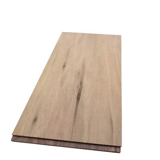 Walnut Hardwood Planks - Walnut Wood for Unfinished Wood Crafts - 1/4’’ (6mm) 100% Pure Hardwood - Laser Engraving Blanks - Solid Hardwood Planks for Crafts (1/4″ x 6 1/2″ x 15″, 2)