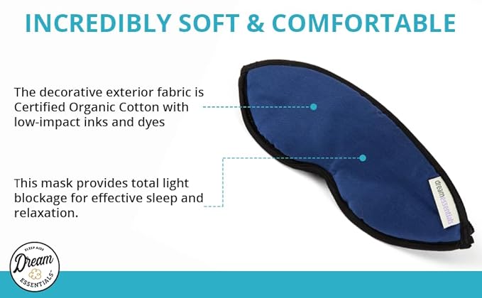 Dream Essentials® Natura Organic Sleep Mask (Olive Frost)