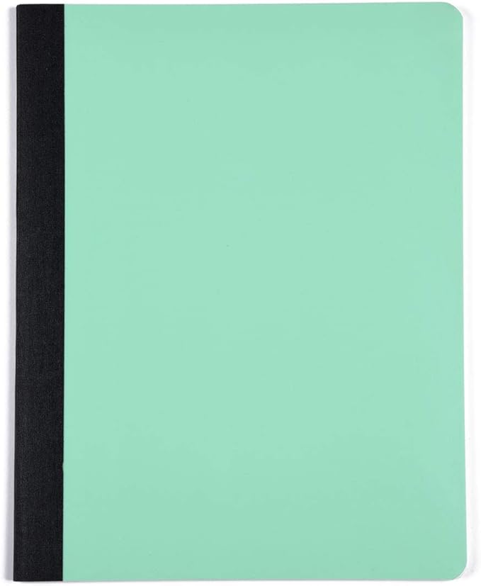 Mintra Office Poly Composition Book (3 Pack, Poly Comp - Salmon, Sage Green, Lavender)