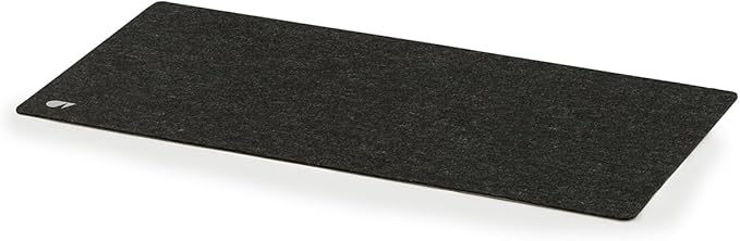 Oakywood Craft 100% Merino Wool Felt & Cork Desk mat – Sustainable, Handmade Wool Felt Desk pad with Cork Base for Comfort and Stability – 100% Merino Wool & Cork – Anthracite 62x30cm (24.41x11,8 in)