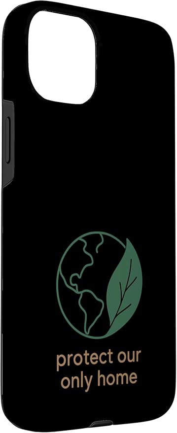 Plastic Free Eco Friendly Zero Waste Sustainable Green Case for iPhone 15 Plus