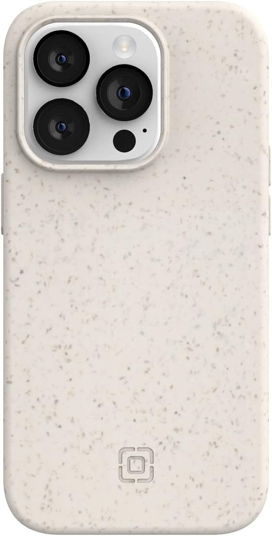 Incipio Organicore Case for iPhone 14 Pro – Slim Protection, Drop-Resistant, Precision Fit, Eco-Friendly, Durable Plant-Based Materials, Wireless Charging Compatible – Natural