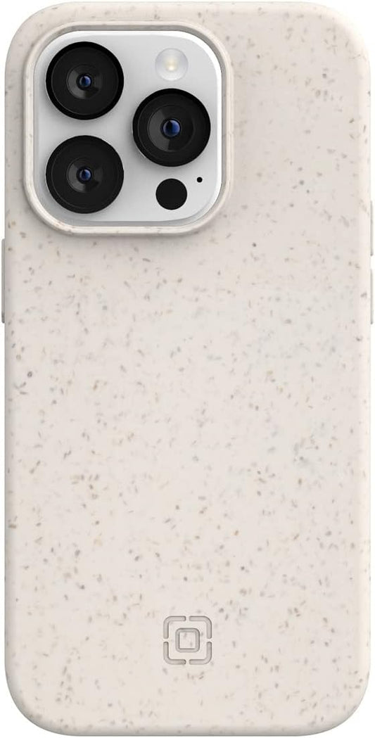 Incipio Organicore Case for iPhone 14 Pro – Slim Protection, Drop-Resistant, Precision Fit, Eco-Friendly, Durable Plant-Based Materials, Wireless Charging Compatible – Natural