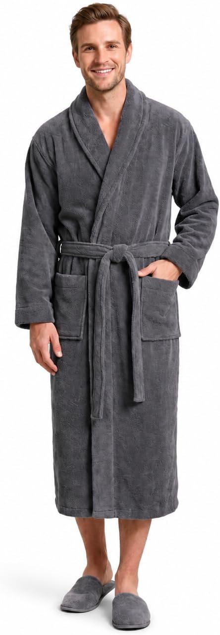 Plush Necessities 100% GOTS Certified Organic Cotton Terry Bathrobe