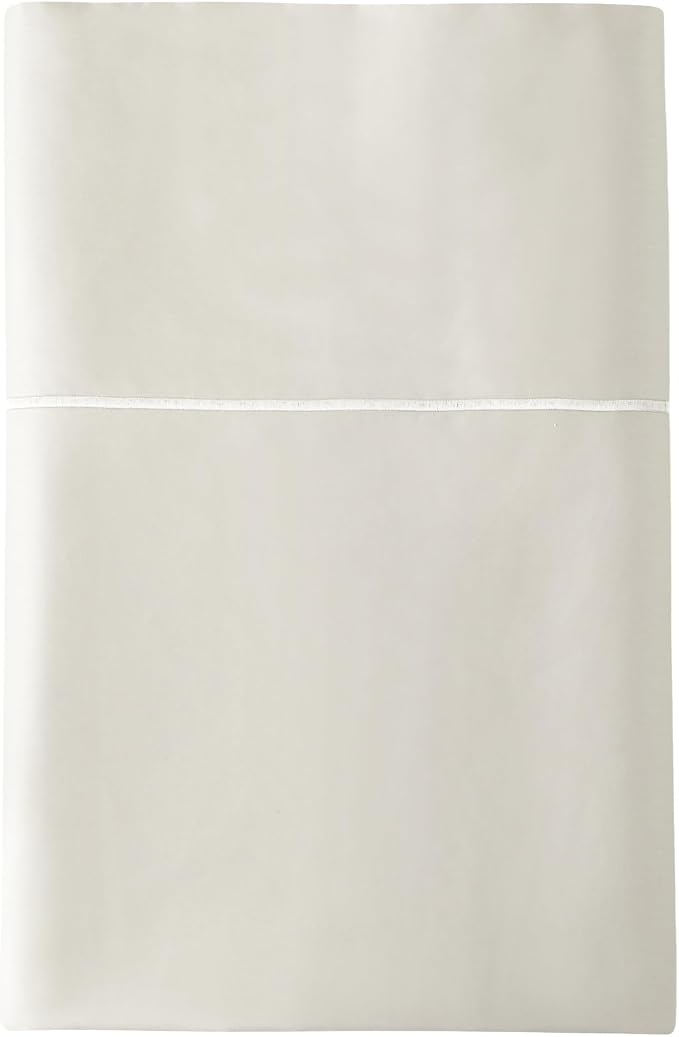 Certified Organic King Flat Sheet Only - 100% Organic Cotton Top Sheet with Luxurious Soft and Breathable 300 Thread Count Sateen Weave Finish - GOTS & Fairtrade Certified (Pewter, King)