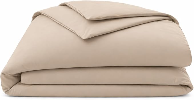 ORGANIC TEXTILES Premium Quality Bed Sheets - Organic Cotton 550 Thread Count - GOTS Certified - Twin, (3 Pc. Set) - Sand