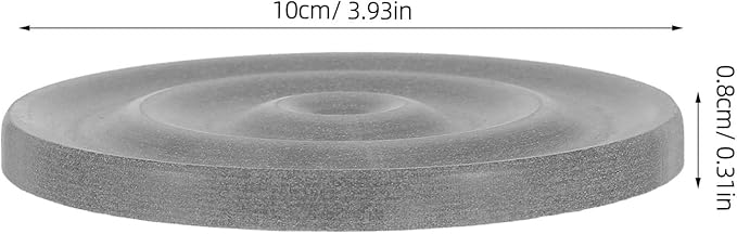 Diatomite Soap Dish Holder, Stone Bath Dish, Quick Dry Stone Bar Holder, Fast Drying Soap Saver, Diatomaceous Earth Tray for Sponge Organizer (Dark Grey)