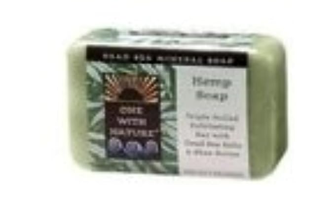 One With Nature Peppermint Dead Sea Mineral Soap, 7 Ounce Bar