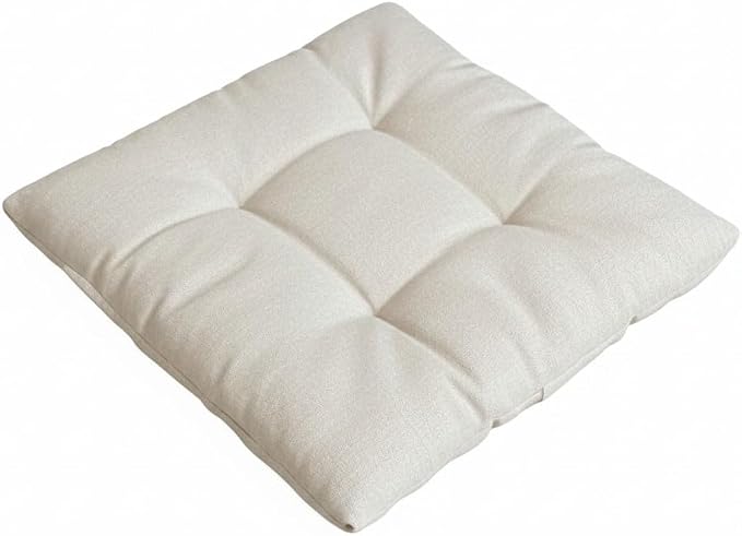 Hemp Pet Bed for Dogs and Cats, Natural Washable Pet Cushion, Soft Floor Pillow with 800 g Filling, Hemp Fabric 180 g/m² (X-Large)