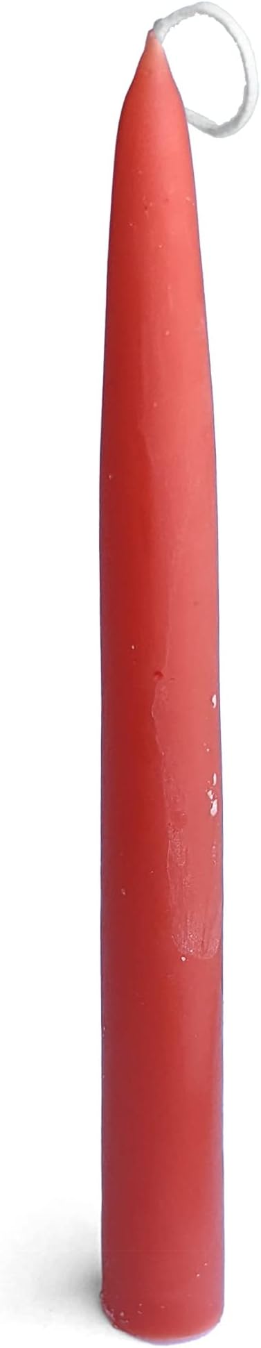 100% Pure Beeswax Taper Candles - All-Natural Handmade Decorative & Dipped Smokeless Unscented Candles for Christmas, Advent, and Hanukkah, Pink Sunrise, 8.5 Inches, 12 Candle Set, by BeeTheLight