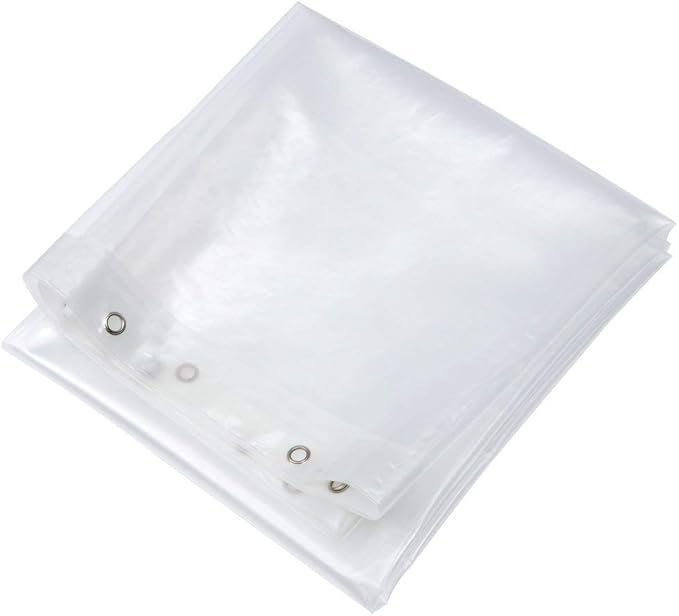 Covers For The Home Ultimate Strongest Heavy-Duty Crystal Clear 8 Gauge Thick PEVA Shower Curtain & Liner – Non-Toxic, Odor-Free, Premium Eco-Friendly Quality - 70" x 72"