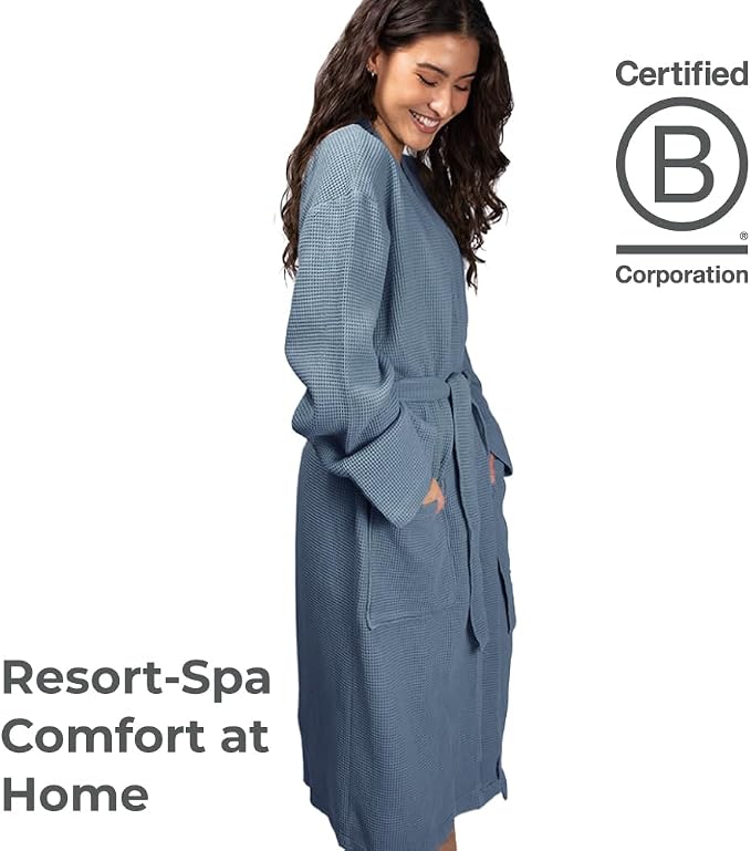 Cariloha Waffle Knit Bath Robe