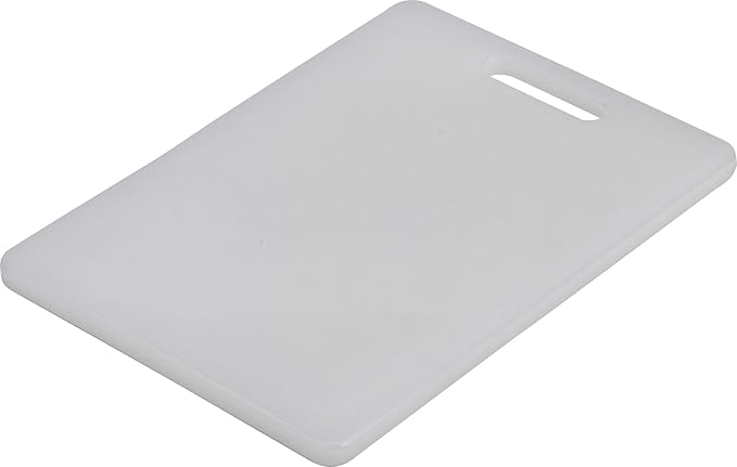 GoodCook Everyday Solid Polyethylene Cutting Board, 8 x 11-Inch, Non-Porous Plastic, White