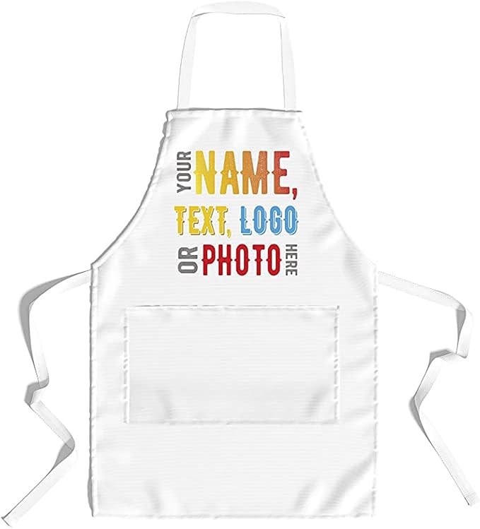 Chefs Aprons | Cooking Baking Grilling for Home Restaurant | Premium Kitchen Aprons with Double Pocket for Men Women