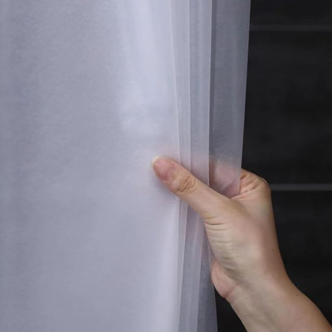 Plastic Shower Liner - Premium PEVA 7G Thickened Shower Curtain Liner with Rustproof Grommets and 3 Weighted Magnets, Waterproof Shower Curtain for Bathroom (Matte, 72”*72”)