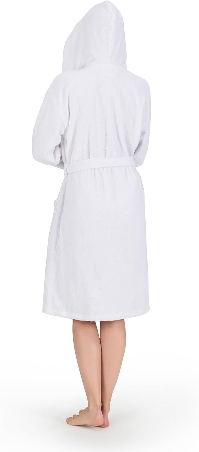 Nine West Women's Hooded Terry Bathrobe
