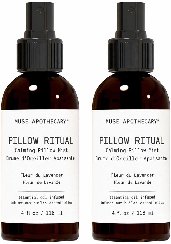 Muse Apothecary Home Ritual Active Odor Eliminator Spray - Furniture Deodorizer Spray & Bathroom Odor Eliminator for Home - Essential Oil Air Freshener - 4oz, Cara Orange + Fig + Blackberry Vanilla