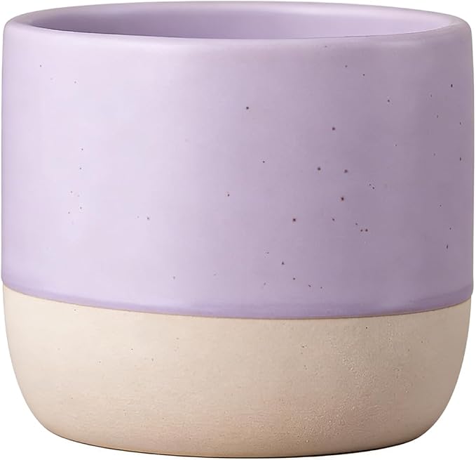 Japanese Ceramic Mug, Vintage Tea Cup, 8oz Cup, No Handle Drinking Cup for Latte Milk Water Beverage Juice Microwave and Dishwasher Safe (Purple)