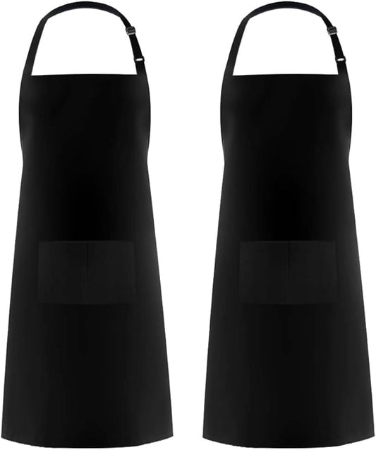 Syntus Apron for Men Women, Adjustable Cooking Kitchen Chef Aprons with 2 Pockets