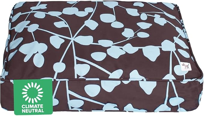 Molly Mutt Huge Dog Bed Cover - Your Hand in Mine Print - Measures 36”x45”x5’’ - 100% Cotton - Durable - Breathable - Sustainable - Machine Washable Dog Bed Cover