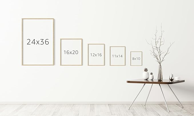 Abstract Architecture Wall Art Archway Stairs Sun Geometric Shapes Earth Tones Terracotta Mid Century Modern 12x16 Inch Oak Wood Beige Framed Minimalist Boho Office Decor