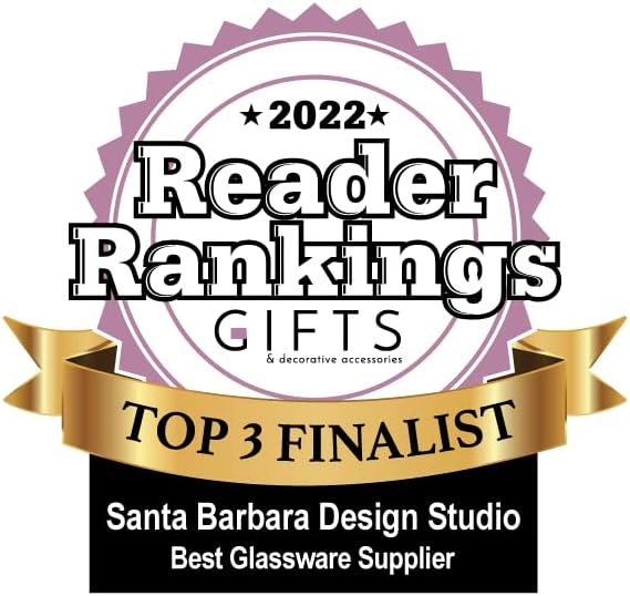 Santa Barbara Design Studio Vases for Home and Office Décor Recycled Glass Flower Vase, Small, Clear