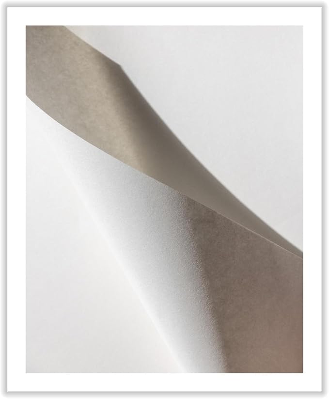 Monem Art Minimalist Folded Paper Abstract Print - Scandinavian Neutral Texture Art Poster - Wall Decor for Living Room, Bedroom or Office - 16x20 ROLLED CANVAS Wall Art by Mareike Bohmer