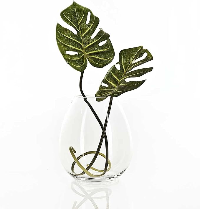 Couronne Company Breda Recycled Glass Vase, 7266, Clear, 1 Piece