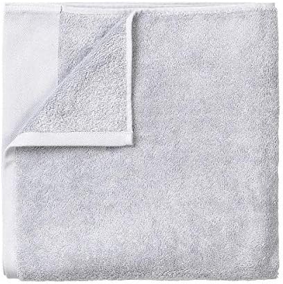 Blomus Riva Organic Terry Cloth Hand Towel - Microchip (Light Grey) - Set of 2-30x50cm / 12x20in