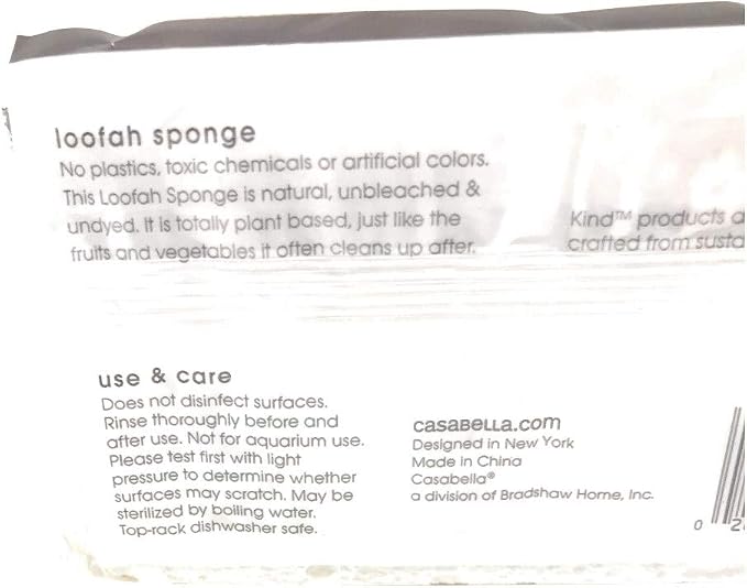 Kind, Sponge Loofah, 2 Count