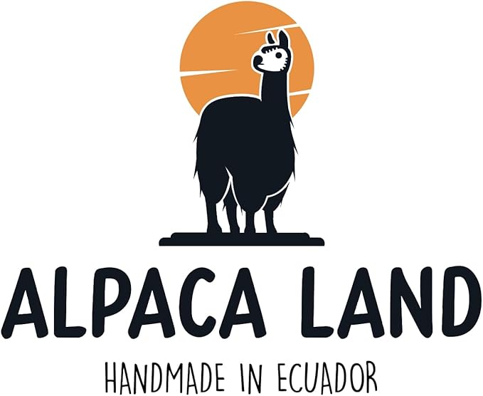 Alpaca Land, Handmade Ecuadorean Alpaca Wool Blankets/Throws (Green Stripe)
