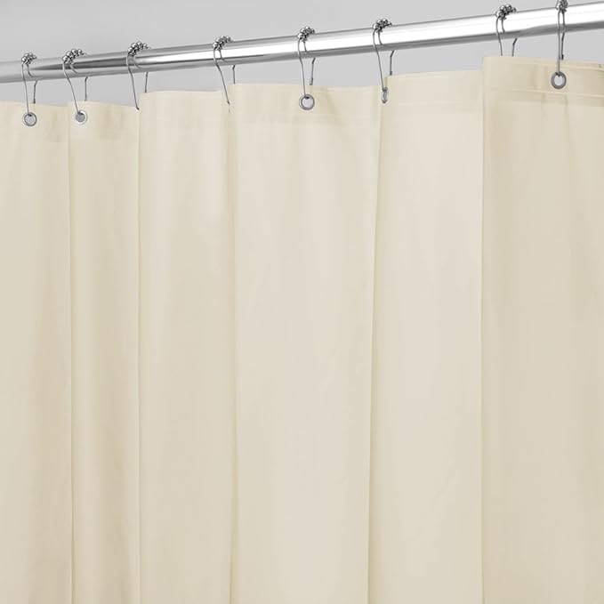 iDesign EVA Waterproof Shower Curtain Liner with 12 Metal Grommets - 72" x 72" - Sand
