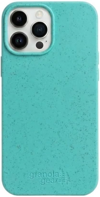 Eco by GranolaGear - Eco-Friendly Phone Case for iPhone 16 Pro Max - Biodegradable, Compostable, Plastic-Free, Made from Plants - Sea Glass