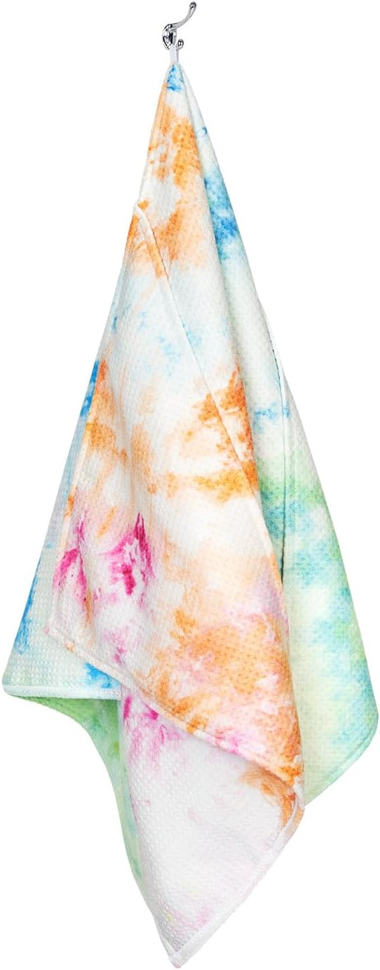 Dock & Bay Pet Towel - Super Absorbent & Quick Drying Dog Towels with Bag - 100% Recycled - Sunset Splash, Large (120x70cm, 47x27)