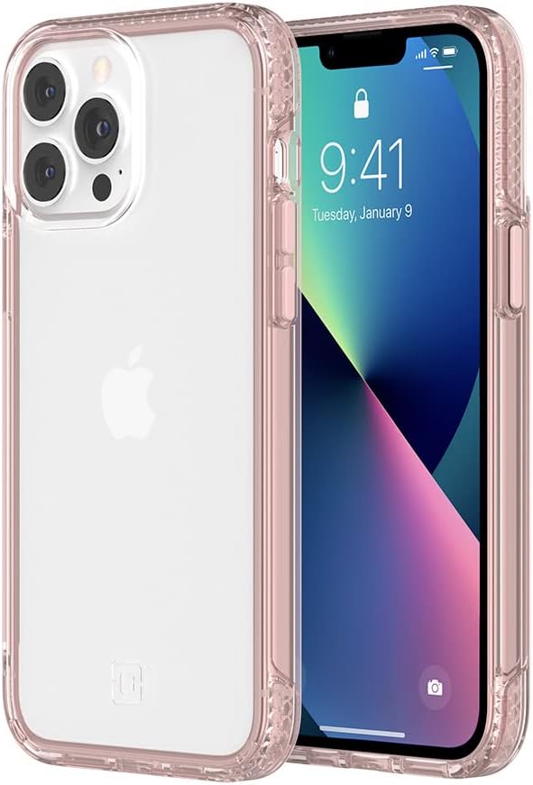 Incipio Slim Series Protective Case for iPhone 13 Pro Max – Slim Design, 14-Foot Drop Protection, Impact Struts, Scratch-Resistant, Durable and Stylish iPhone Cover – Rose Pink