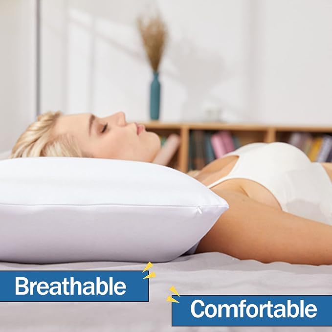 Talalay 100% Natural Premium Latex Pillow,Bed Pillow for Sleeping with Removable Cotton Cover, Helps Relieve Pressure, Breathable, Pressure Relief, Durable, Best Gift (1, Standard (Low Loft))