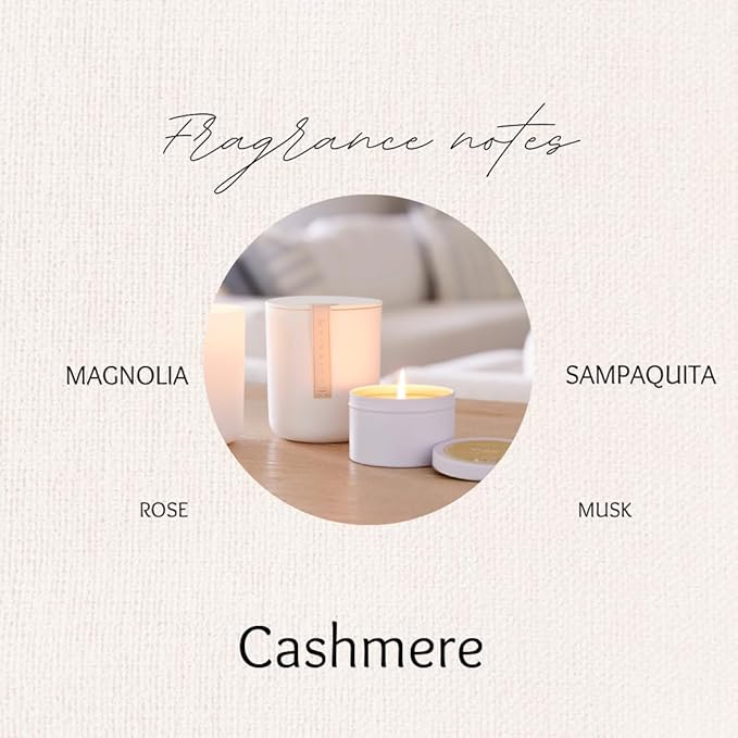Hillhouse Naturals - Linen Spray - Aromatherapy Spray for Relaxation & Sleep - Refresh Bedding, Curtains & More - With Magnolia, Rose & Sampaquita - Made in the USA - Cashmere Scent - 1 L