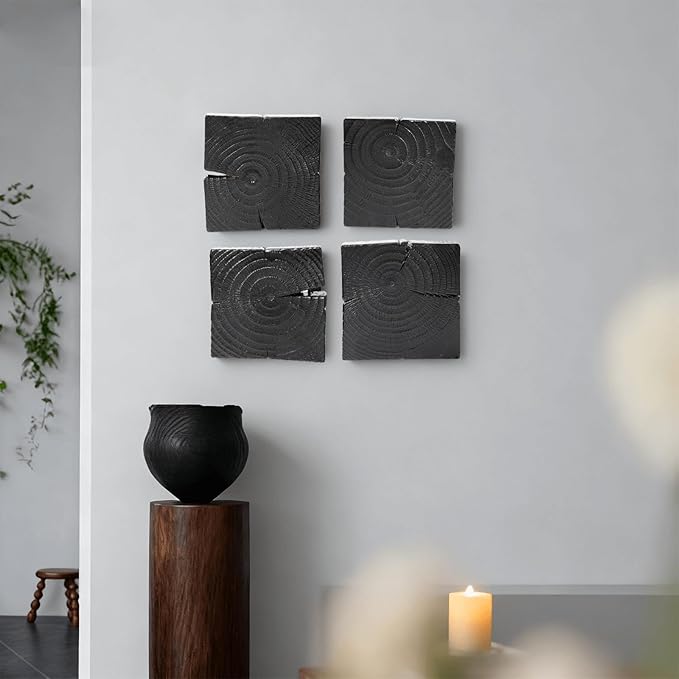 NAHARO Rustic Wood Wall Art–Farmhouse Style Wooden Wall Hanging Decor for Living Room, Bedroom, or Office – Handmade Eco-Friendly Pine Wood Ornaments