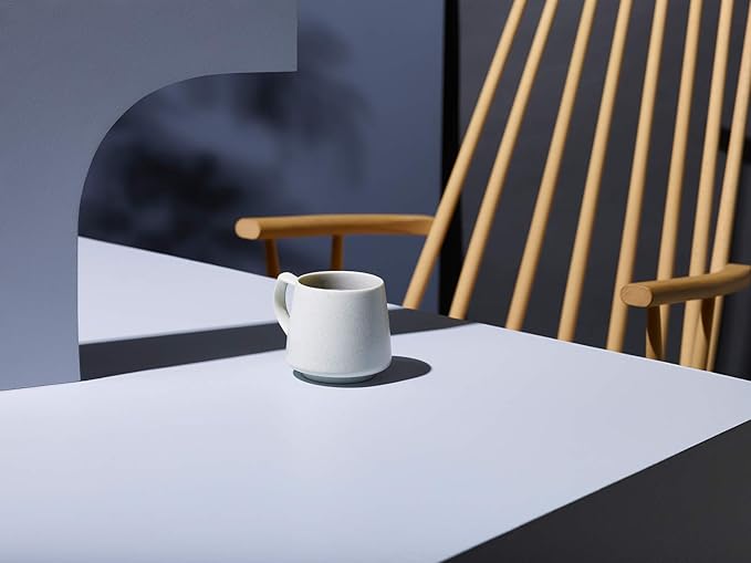 cores C811WH Kiki Mug, White, 10.8 fl oz (320 ml), Made in Japan, Microwave and Dishwasher Safe, Delicate Construction