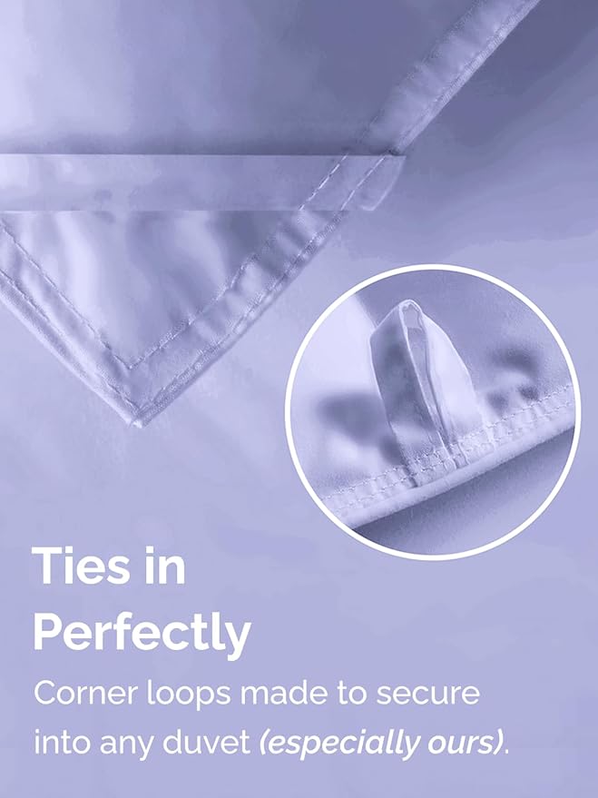 Full Size, Purplec & Lavender Alternative Down Comforter - Warm, Lightweight & Breathable Hotel Quality Bedding Set for Men, Women, Kids & Teens - All Season Cooling Microfiber Duvet Insert Comforter