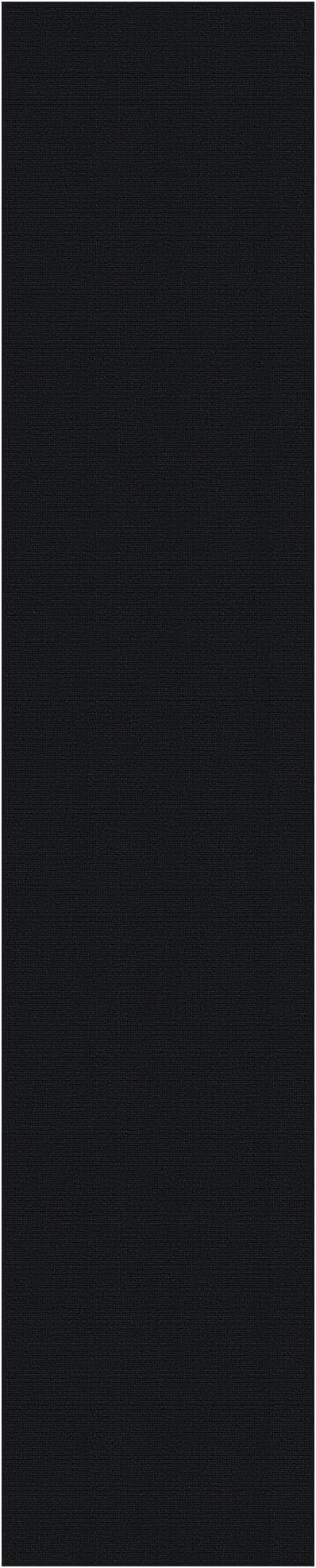 EARTHALL Runner Rug 3x20 Ft Washable Runners for Hallways Extra Long Woven Non Slip Entryway Runner Braided Kitchen Runner Indoor Outdoor Carpet Runners for Hotels, Officel, Stair, Black/Grey