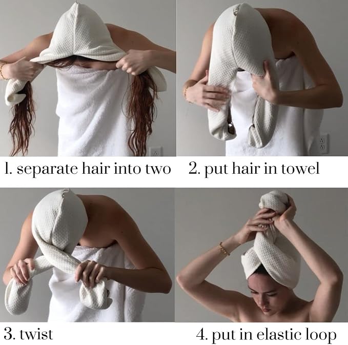 Better Than TShirt Hair Towel for Curly Hair | Handmade Organic Bamboo Viscose Not Microfiber | Plop Towel Tshirt Towels for Curly Hair Plopping Shirt Women Towel Curls Sleep in Hair Towel Wrap Turban