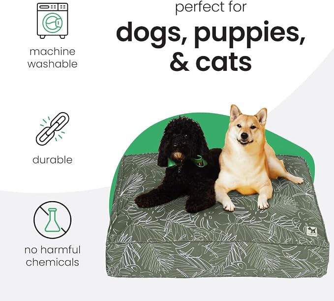 Molly Mutt Panama Dog Bed Duvet Cover, 100% Cotton Canvas Cover for Dog, Puppy, or Cat Bed, Durable, Washable, and Free of Harmful Chemicals, Small, 22"x27"x5"